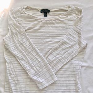 Ralph Lauren T shirt, cream size small